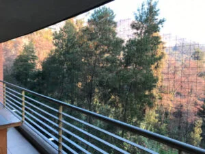 Malla protección balcón