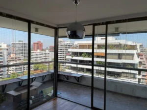 Malla seguridad balcón