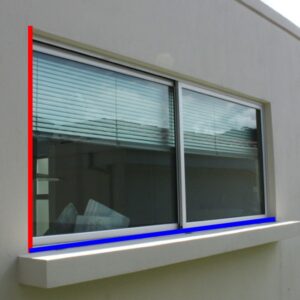 Ventana normal mallas de seguridad